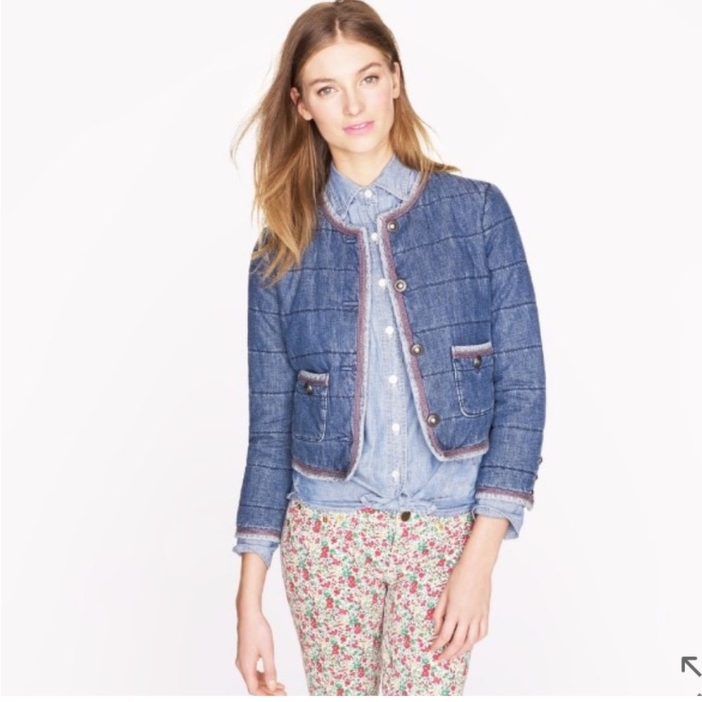 J. Crew Collection Denim Lady Jacket